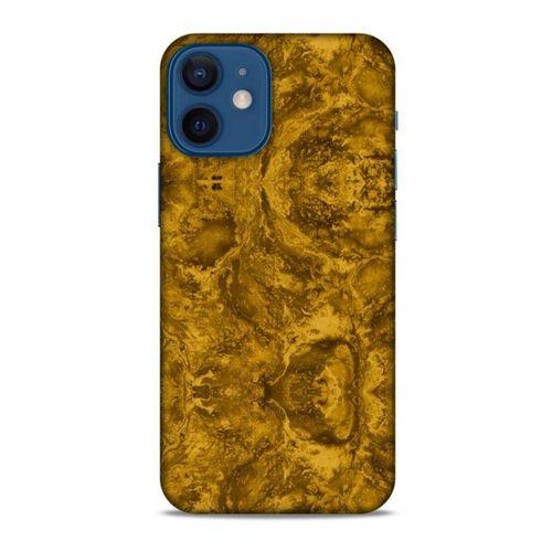 Mermer Desenli (20) Tema Koruyucu Kılıf Bronz Apple iPhone 12 Mini Kılıf
