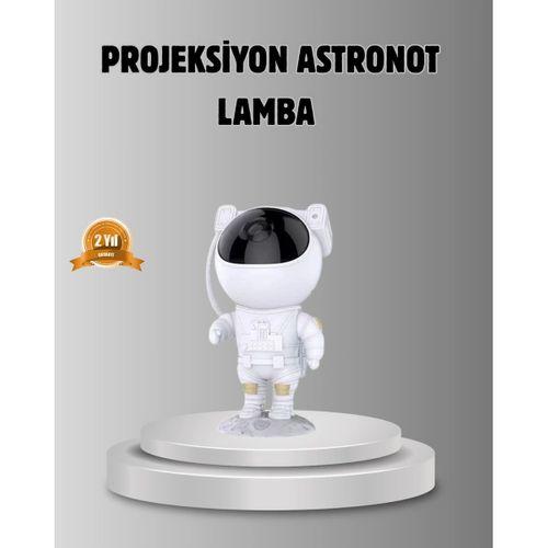 Astronot Galaksi Projeksiyon Lambası Bluetooth Bağlantılı Ve Uzaktan Kontrollü