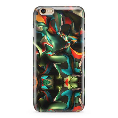 Apple iPhone 6 6s Kılıf Renklerin Savaşı Arka Kapak Koruma Desenli Full Koruyucu