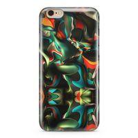 Apple iPhone 6 6s Kılıf Renklerin Savaşı Arka Kapak Koruma Desenli Full Koruyucu