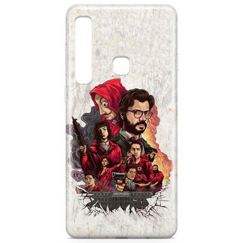 Samsung Galaxy A9 2018 Kılıf La Casa De Papel Arka Kapak Koruma Desenli Full Koruyucu
