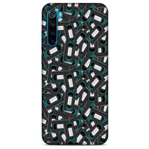 Retro (26) Desen Tpu Silikon Kılıf Renkli Xiaomi Redmi Note 8T Kılıf