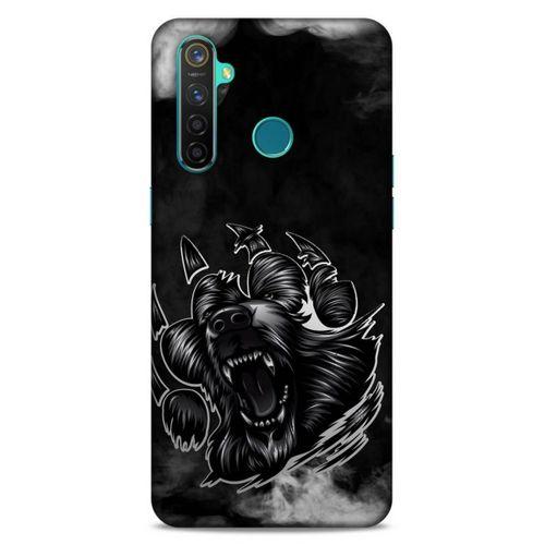 Lopard Oppo Realme 5 Pro Uyumlu Kılıf Tattoo's (19) Kılıfları Siyah