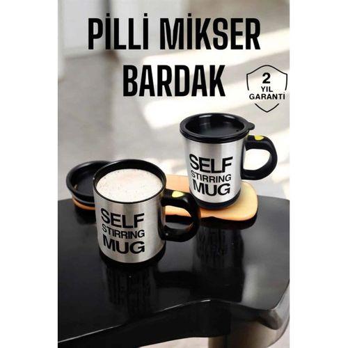 Mikser Kupa Yazılı Mug Bardak Karıştırma Özelliği