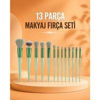 13 Parça Makyaj Fırça Seti Far Fırçası Allık Fırçası Yumuşak Uçlu