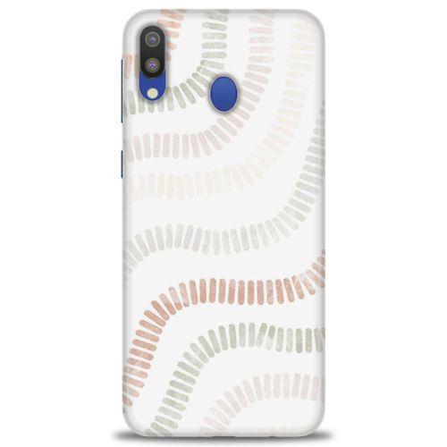 Samsung Galaxy A10S Kılıf HD Baskılı Kılıf - Renkli Mozaik + Tam Ekran Koruyucu