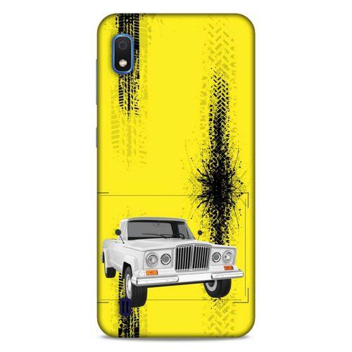 Lopard Samsung Galaxy A10 Uyumlu Kılıf PickUpX (16) Kalın Kılıf Kaymak Beyaz
