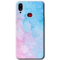 Samsung Galaxy A10s Kılıf Baskılı Kapak - Blue Art +Tam Ekran Koruyucu