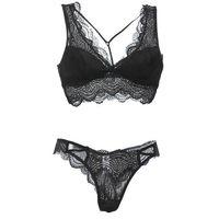 F.K. 420 Kadın Desteksiz Balensiz Dantelli B-Cup Bralet Takımı