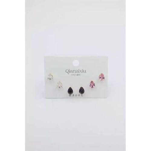 Çoklu Set Küpe - Altın