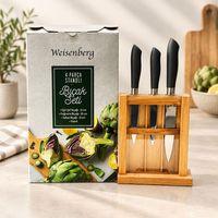 Weisenberg 4 Parça Standlı Bıçak Seti
