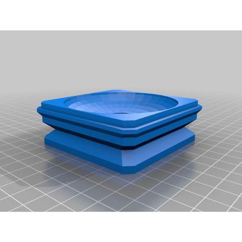 Işık İçin Delikli Elder Sign Tabanı ve Kordon Kanalı (Bu ürün Sadece Plastik parçadır - Almadan Önce Soru Sorabilirsiniz)