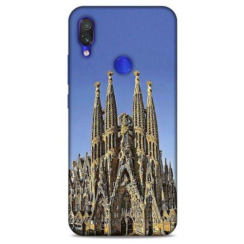 Xiaomi Redmi Note 7 Kılıf Dünya Mimarisi (36) Glitter Kılıf La Sagrada Familia