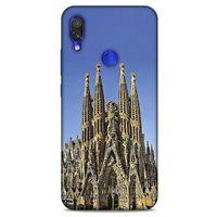 Xiaomi Redmi Note 7 Kılıf Dünya Mimarisi (36) Glitter Kılıf La Sagrada Familia