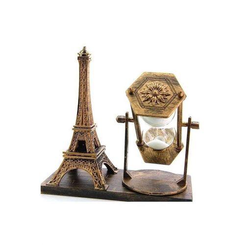 Masa Biblosu Dekoratif Süs Kum Saati Eyfel Kulesi Hediyelik Kum Saati