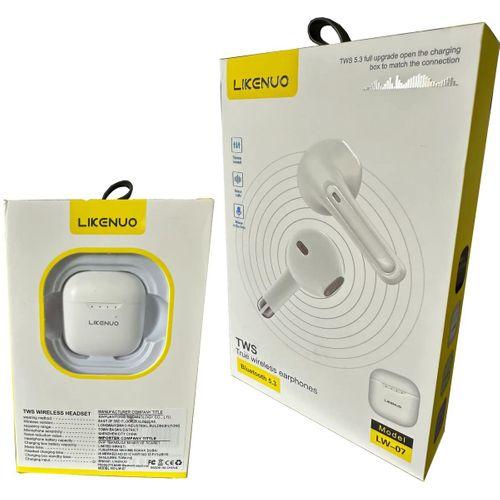 Likenuo LW-07 TWS Bluetooth 5.3 Kablosuz Kulaklık Dokunmatik Stereo