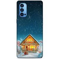 Oppo Reno 4 Pro Kılıf Snowix (8) Baskılı Kılıf Lacivert