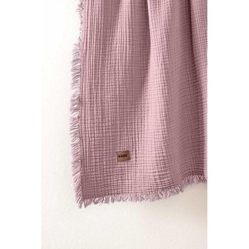 Kanz Kanz Bebek 4 Kat Müslin Örtü Knz-027 Gül Kurusu