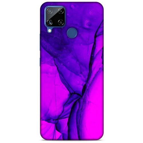 Realme C15 Uyumlu Kılıf Pembe Delisi (13) Silikon Kap Suluboya