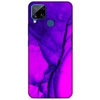 Realme C15 Uyumlu Kılıf Pembe Delisi (13) Silikon Kap Suluboya