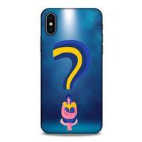 Apple iPhone XS Kılıf Depresyon (12) Koruyucu Silikon Kırmızı Bordo