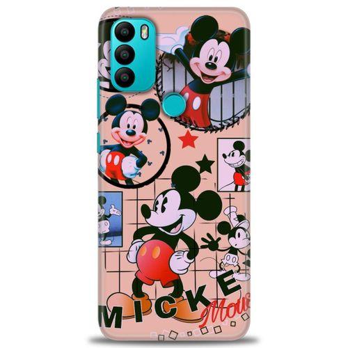 General Mobile GM 21 Plus Kılıf HD Baskılı Kılıf - Mickey Mouse + Tam Ekran Koruyucu