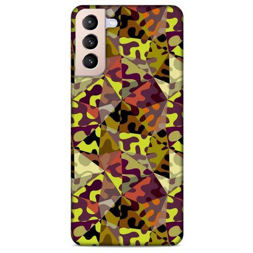 Lopard Samsung Galaxy S21 Plus Uyumlu Kılıf Kamuflaj (89) Liquid Crystal Kılıf