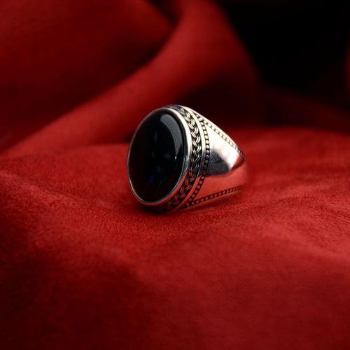 Örgü Üçgen Desenli Yüzük