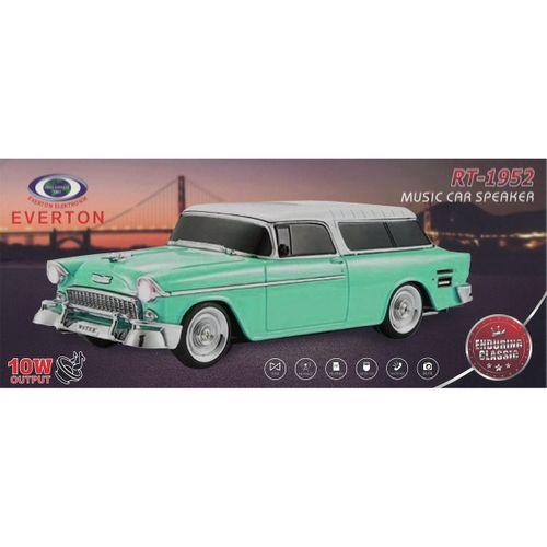 Everton Rt-1952 Turkuaz Arabalı  Bluetooth Fm-usb-tf-aux Şarjlı Nostaljik Radyo