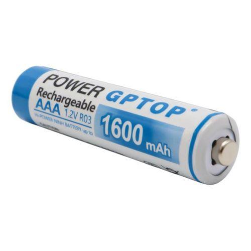 PowerMaster PM-9539 Ni-MH 1.2V 1600mAh AAA Şarj Edilebilir Şarjlı İnce Kalem Pil (2'li Paket)