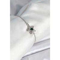 Yıldız Model Asansörlü Gümüş Renk Kadın Bileklik