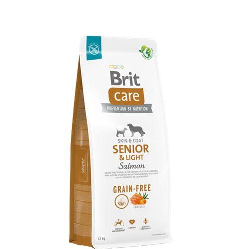 Brit Care Kilo Kontrolü Ve Deri - Tüy Hassasiyeti Olan Yaşlı Köpekler İçin, Tahılsız, Somonlu Kuru Mama 12 kg