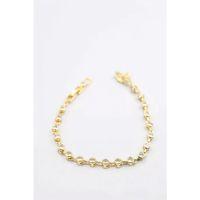 Taşlı Vip Bileklik - Altın