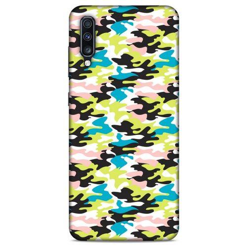 Kamuflaj 04 Samsung Galaxy A70s Kılıf Silikon Kapak