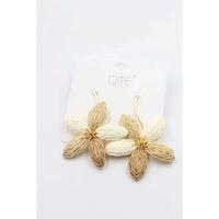 Hasır Çiçek Küpe - ÇOK RENKLİ