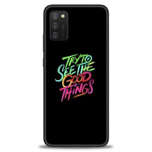 Samsung Galaxy A03S Kılıf HD Baskılı Kılıf - Good Things + Tam Ekran Koruyucu