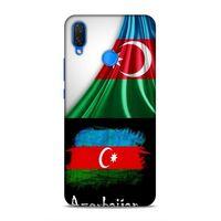 Huawei Psmart 2019 Uyumlu Kılıf Azarbaijan (13) Silikon Kap Bayraklar