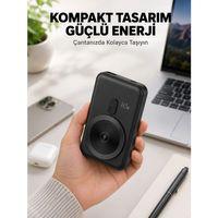 Manyetik Kablosuz Powerbank 22 5w Hızlı Şarj Lcd Göstergeli Yeni Nesil