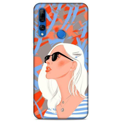 Lopard Huawei Y9 Prime 2019 Uyumlu Kılıf Sürreal Yüzler ♀ (13) Silikon Kap Baskılı