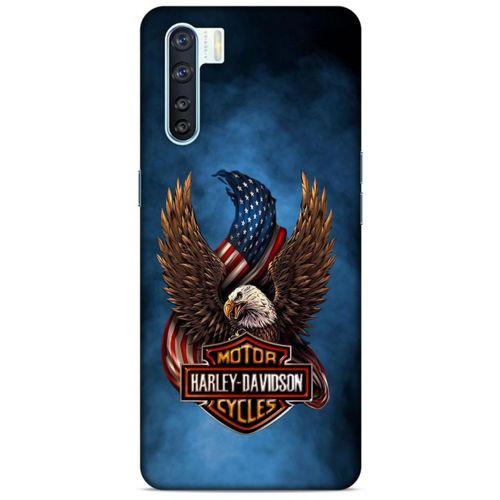 Oppo A91 Uyumlu Kılıf Motorsiklet (2) Kabı Harley Davidson