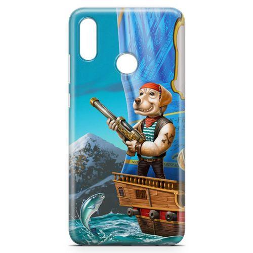 Huawei Y7 2019 Kılıf Mafya Köpek Arka Kapak Koruma Desenli Full Koruyucu