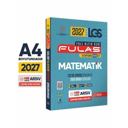 2027 8 Sınıf Full LGS Altın Seri(FULAS)MEB Çıkmış Modüler Soru Bankası Seti Çözümlü EN KAPSAMLI SET
