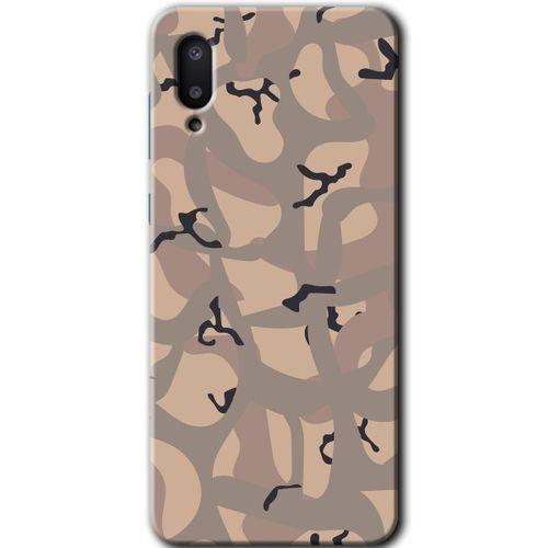 Galaxy A02 Kılıf HD Desen Baskılı Arka Kapak - Kamuflaj 6 + Kırılmaz Cam