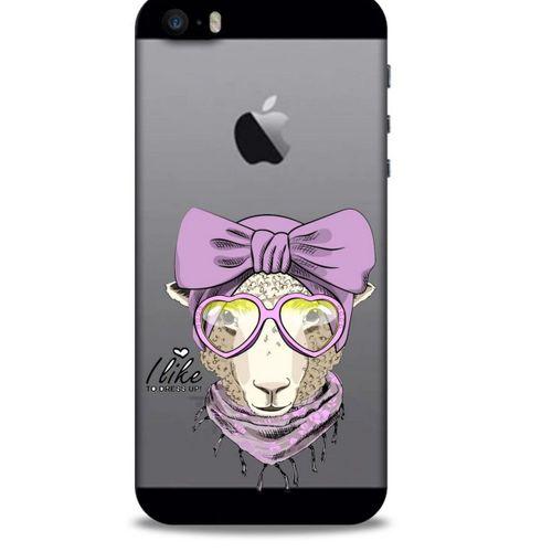 Zoologix (53) Apple Iphone 5 Şeffaf Kılıf Silikon Desenli