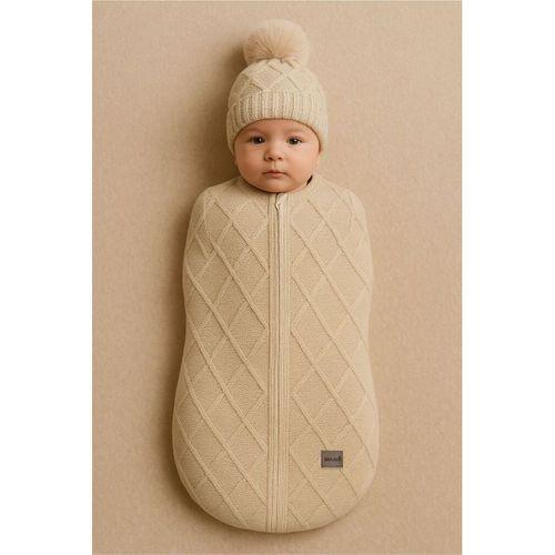 Bistyle Baby İn Swadding Triko Kundak 75108 Bej