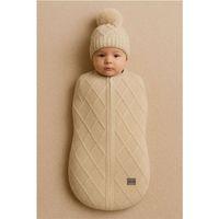 Bistyle Baby İn Swadding Triko Kundak 75108 Bej
