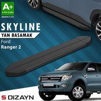 S-Dizayn Ford Ranger 2 Skyline Siyah Yan Basamak 193 Cm 2006-2013 A+ Kalite