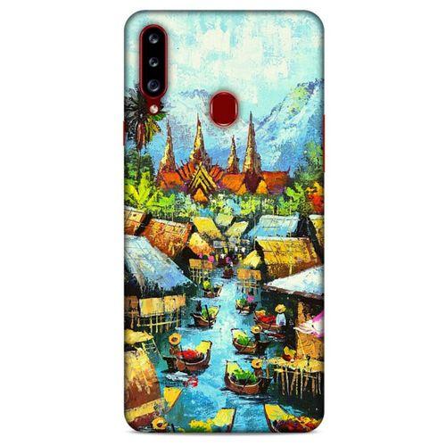 Cityx (19) Samsung Galaxy A20s Kılıf Silikon Kapak Desenli
