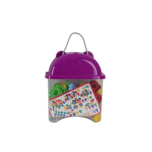 HC1046 HAYVAN FİGÜRLÜ KAPTA 66 PARÇA GEOMETRİK SOMUN CIVATA