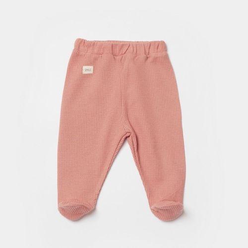 Bibaby Bibaby Biorganic Waffle Smile Patikli Pantolon 57899 Red-Brown